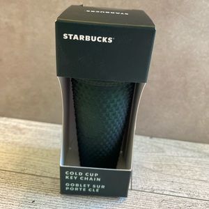 2022 Starbucks Tumbler keychain in hunter green. New in box